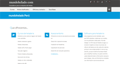 Desktop Screenshot of mundohelado.com.pe