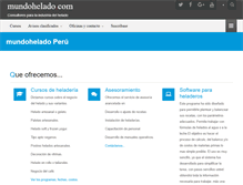 Tablet Screenshot of mundohelado.com.pe