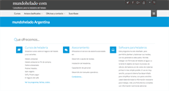 Desktop Screenshot of mundohelado.com.ar