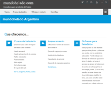 Tablet Screenshot of mundohelado.com.ar